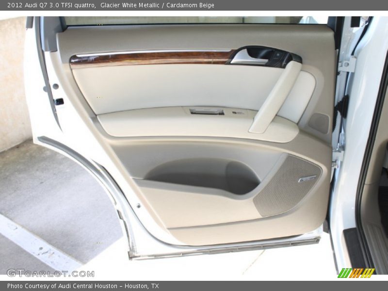 Glacier White Metallic / Cardamom Beige 2012 Audi Q7 3.0 TFSI quattro