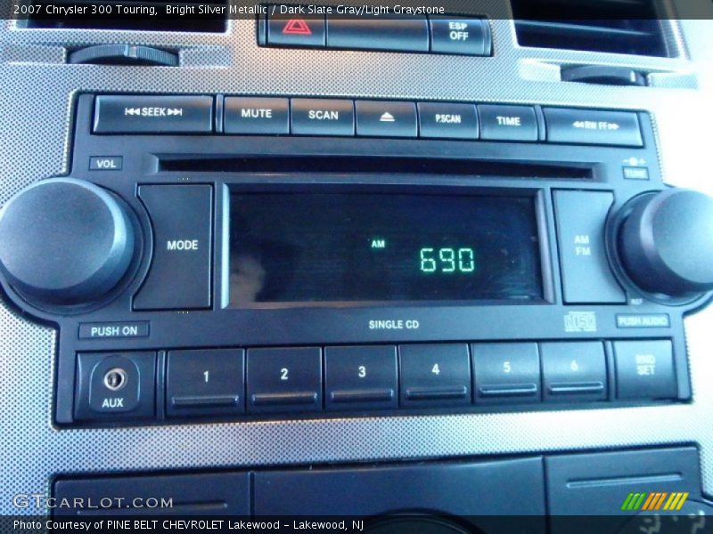 Bright Silver Metallic / Dark Slate Gray/Light Graystone 2007 Chrysler 300 Touring