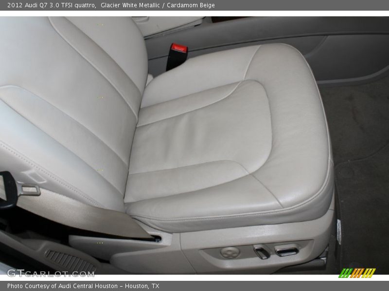 Glacier White Metallic / Cardamom Beige 2012 Audi Q7 3.0 TFSI quattro
