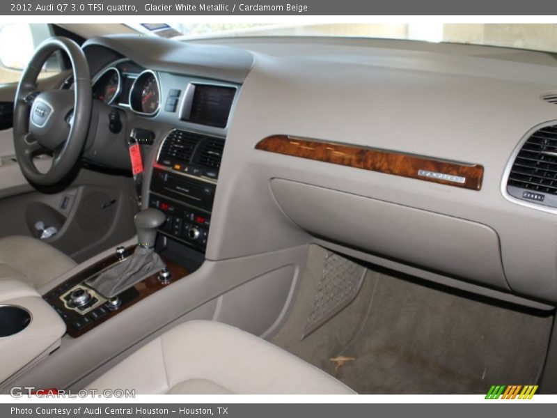 Glacier White Metallic / Cardamom Beige 2012 Audi Q7 3.0 TFSI quattro