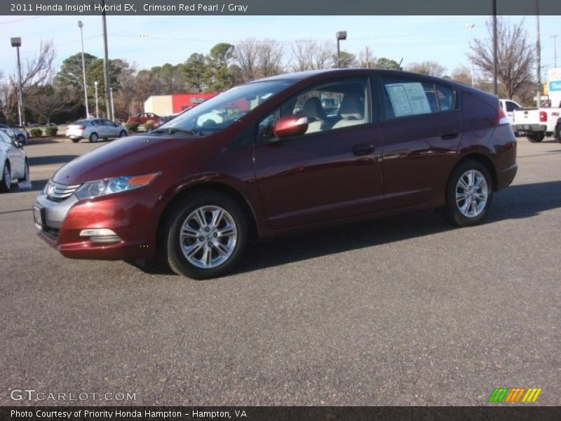  2011 Insight Hybrid EX Crimson Red Pearl