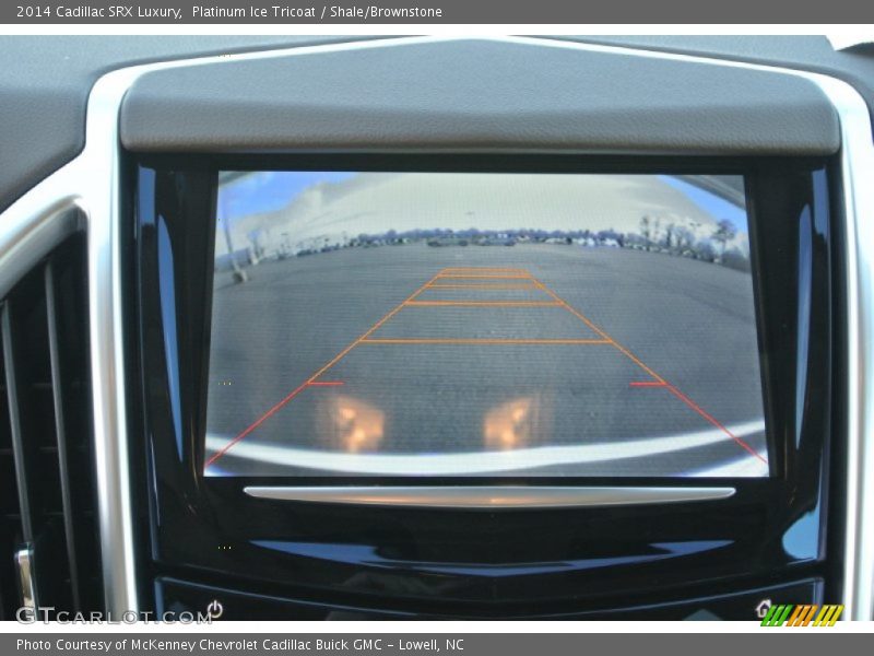 Platinum Ice Tricoat / Shale/Brownstone 2014 Cadillac SRX Luxury