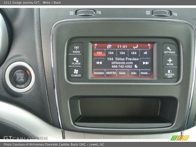 White / Black 2013 Dodge Journey SXT