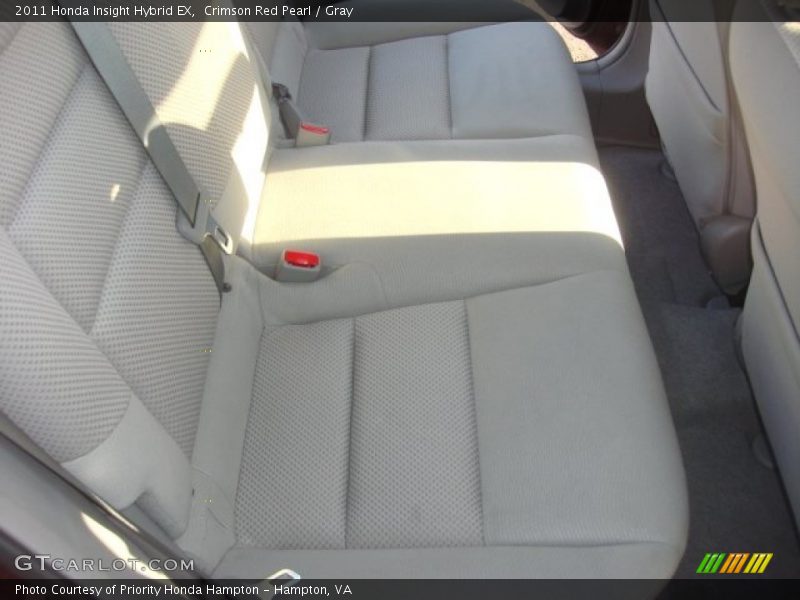 Crimson Red Pearl / Gray 2011 Honda Insight Hybrid EX