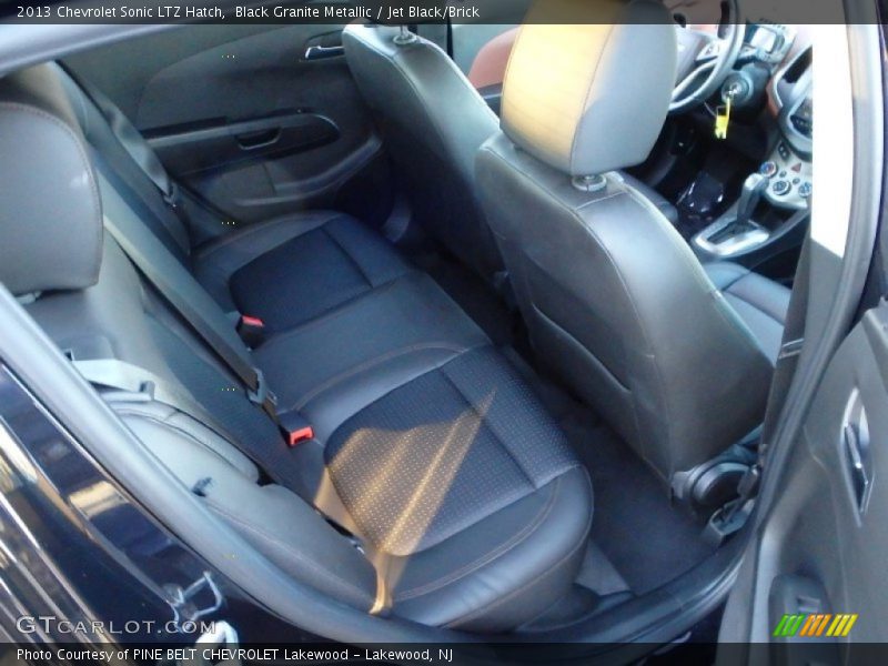 Black Granite Metallic / Jet Black/Brick 2013 Chevrolet Sonic LTZ Hatch