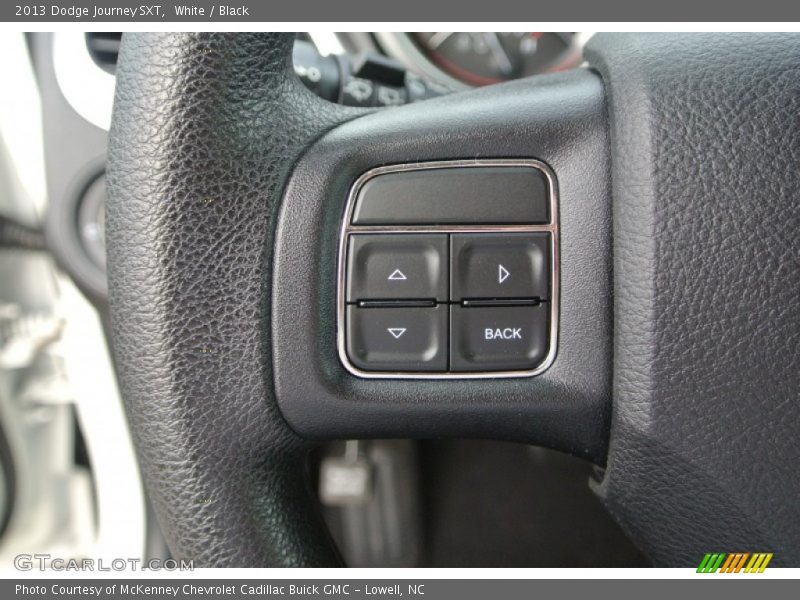 White / Black 2013 Dodge Journey SXT