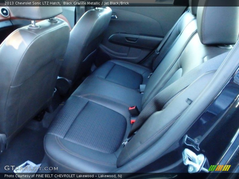 Black Granite Metallic / Jet Black/Brick 2013 Chevrolet Sonic LTZ Hatch