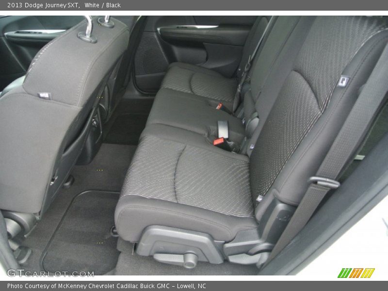 White / Black 2013 Dodge Journey SXT