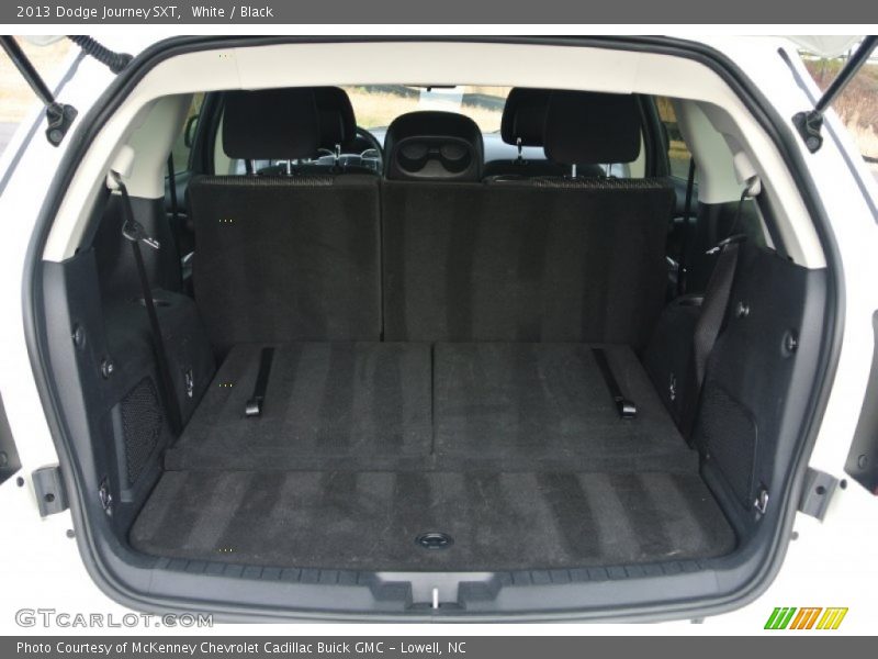 White / Black 2013 Dodge Journey SXT