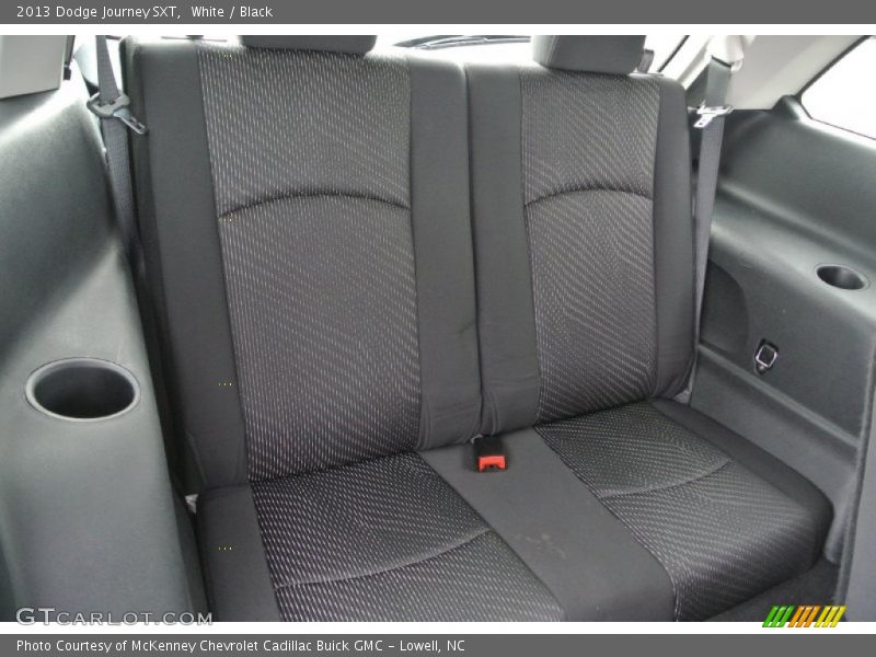White / Black 2013 Dodge Journey SXT