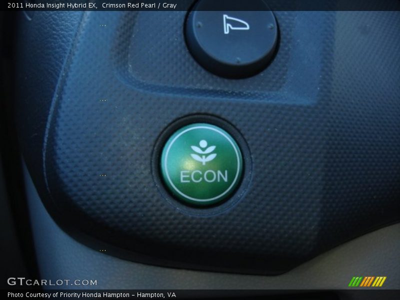 Crimson Red Pearl / Gray 2011 Honda Insight Hybrid EX