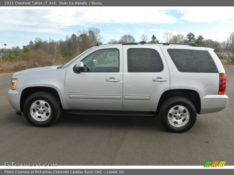 Silver Ice Metallic / Ebony 2013 Chevrolet Tahoe LT 4x4