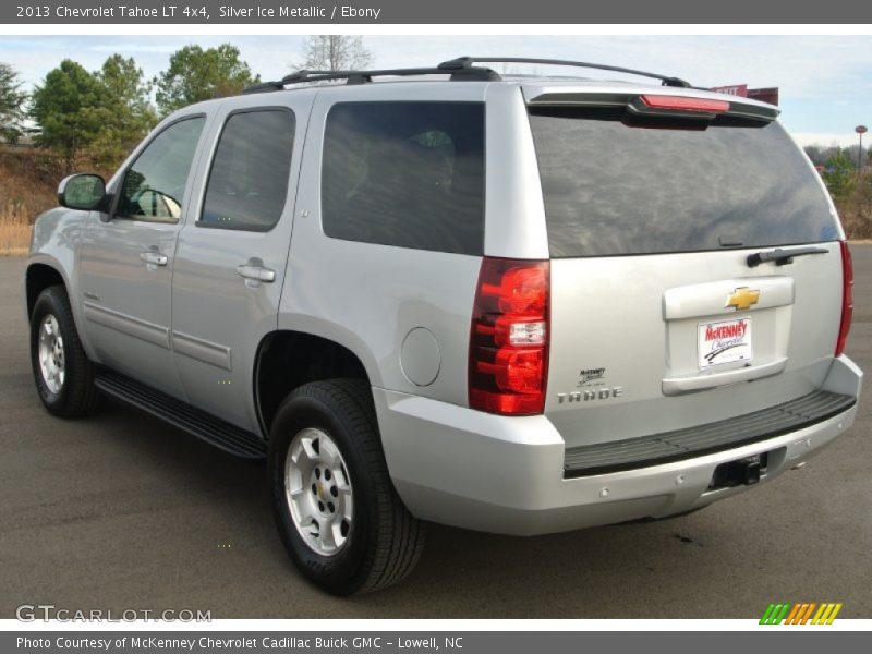 Silver Ice Metallic / Ebony 2013 Chevrolet Tahoe LT 4x4
