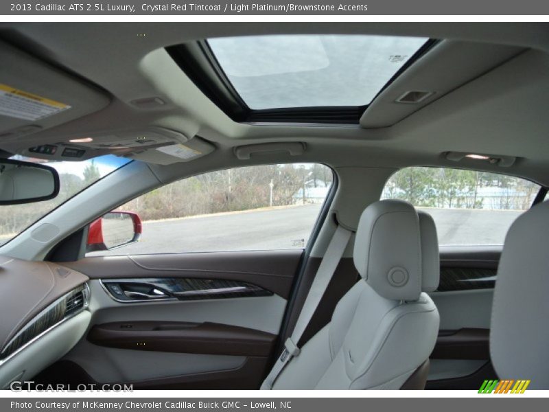 Sunroof of 2013 ATS 2.5L Luxury