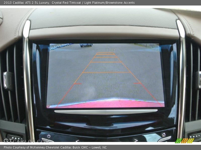 Crystal Red Tintcoat / Light Platinum/Brownstone Accents 2013 Cadillac ATS 2.5L Luxury