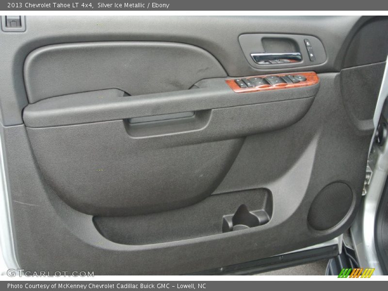 Silver Ice Metallic / Ebony 2013 Chevrolet Tahoe LT 4x4