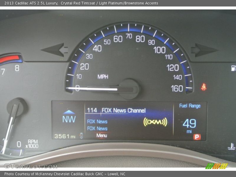  2013 ATS 2.5L Luxury 2.5L Luxury Gauges
