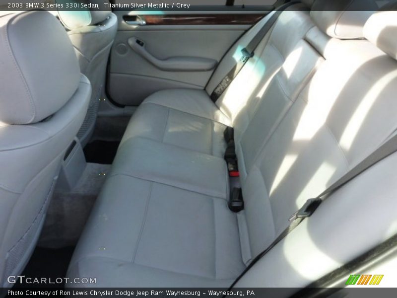 Titanium Silver Metallic / Grey 2003 BMW 3 Series 330i Sedan