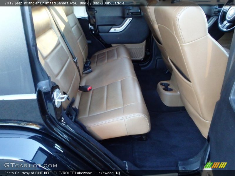Black / Black/Dark Saddle 2012 Jeep Wrangler Unlimited Sahara 4x4