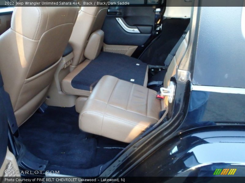 Black / Black/Dark Saddle 2012 Jeep Wrangler Unlimited Sahara 4x4