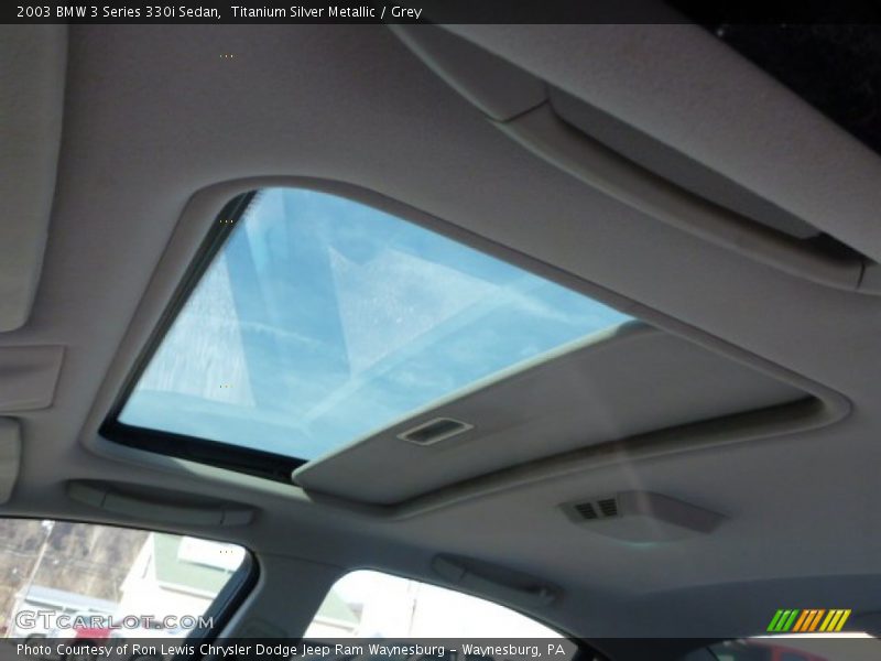 Titanium Silver Metallic / Grey 2003 BMW 3 Series 330i Sedan