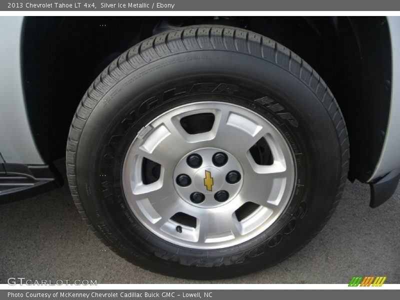 Silver Ice Metallic / Ebony 2013 Chevrolet Tahoe LT 4x4