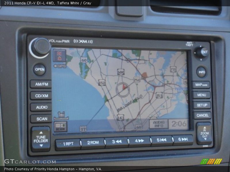 Taffeta White / Gray 2011 Honda CR-V EX-L 4WD