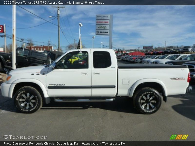 Natural White / Taupe 2006 Toyota Tundra SR5 TRD Access Cab 4x4