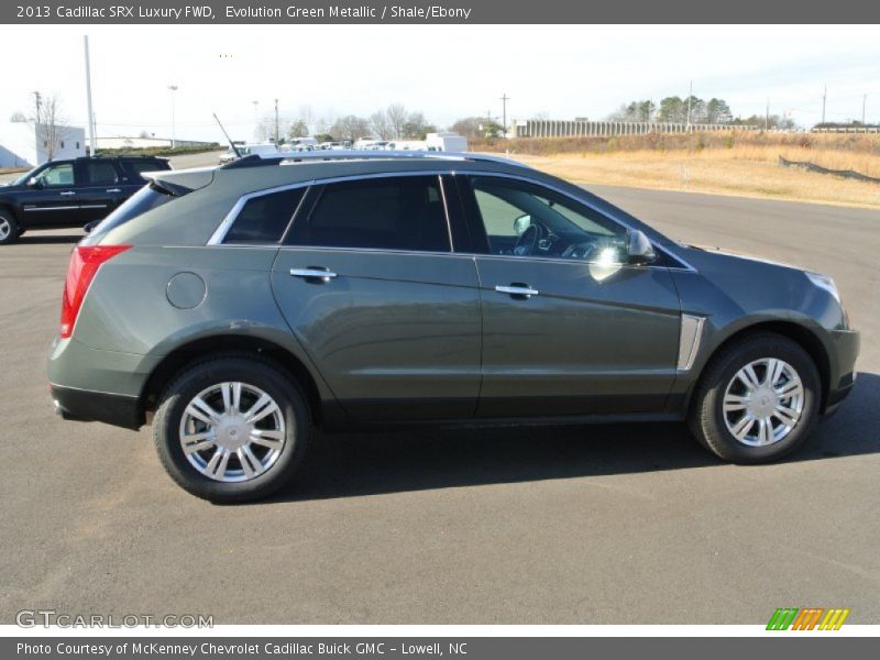 Evolution Green Metallic / Shale/Ebony 2013 Cadillac SRX Luxury FWD