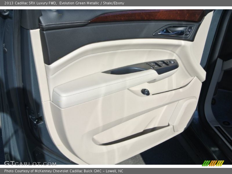 Evolution Green Metallic / Shale/Ebony 2013 Cadillac SRX Luxury FWD