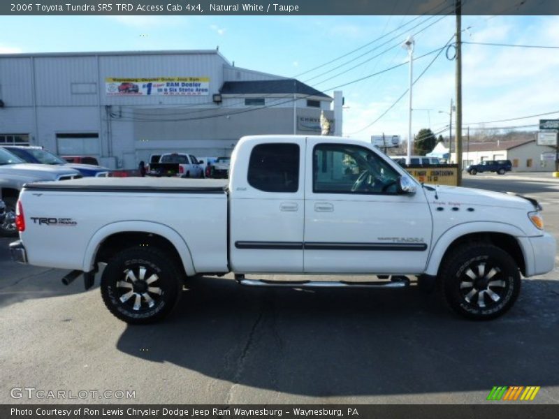 Natural White / Taupe 2006 Toyota Tundra SR5 TRD Access Cab 4x4