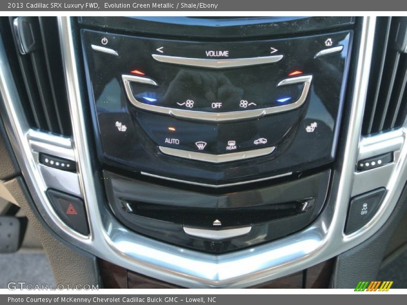 Evolution Green Metallic / Shale/Ebony 2013 Cadillac SRX Luxury FWD
