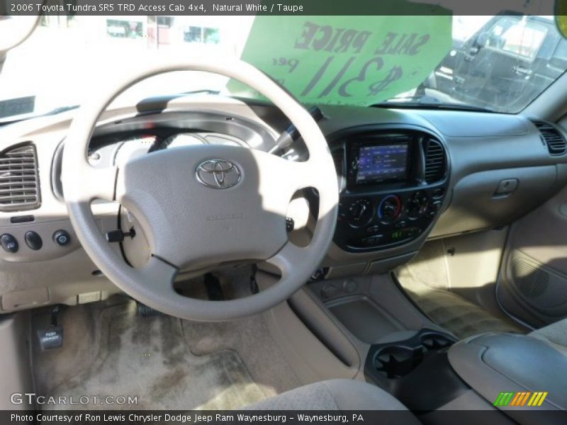 Natural White / Taupe 2006 Toyota Tundra SR5 TRD Access Cab 4x4