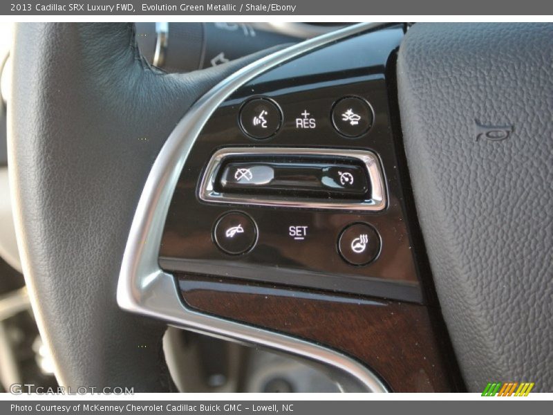 Evolution Green Metallic / Shale/Ebony 2013 Cadillac SRX Luxury FWD