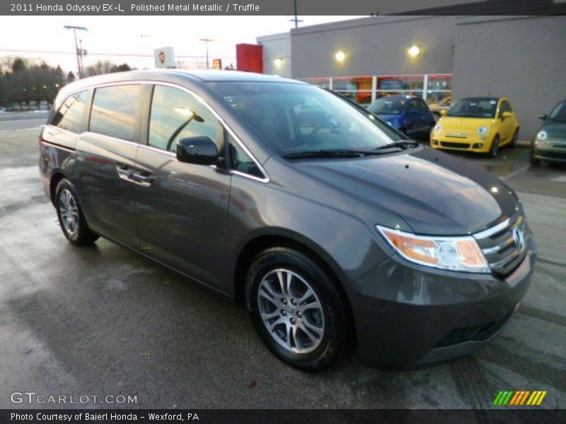 Polished Metal Metallic / Truffle 2011 Honda Odyssey EX-L
