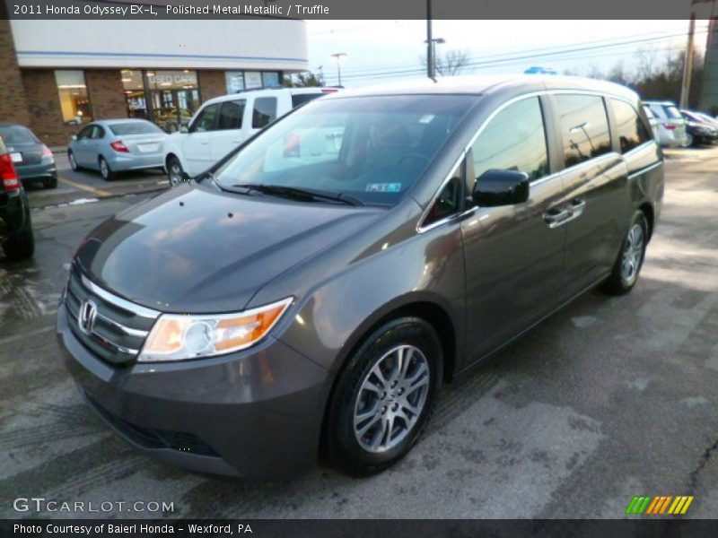 Polished Metal Metallic / Truffle 2011 Honda Odyssey EX-L