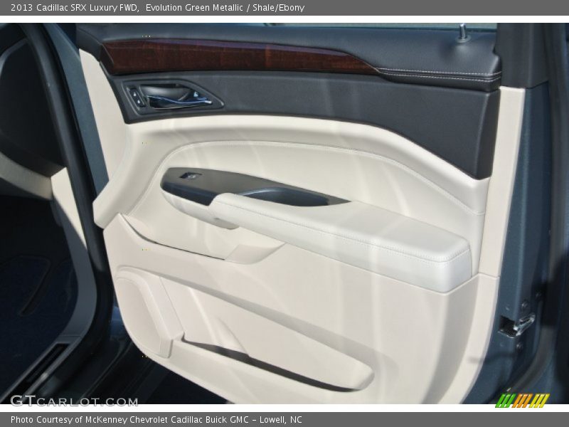 Evolution Green Metallic / Shale/Ebony 2013 Cadillac SRX Luxury FWD