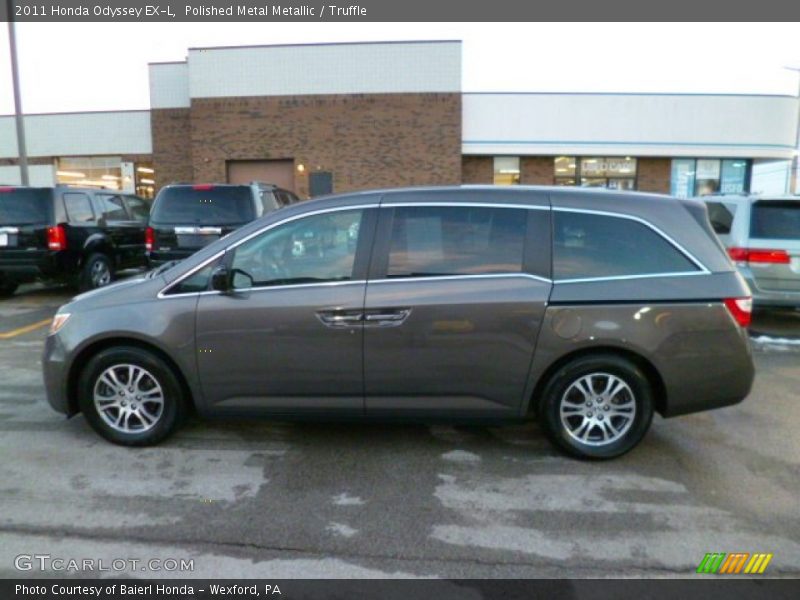 Polished Metal Metallic / Truffle 2011 Honda Odyssey EX-L