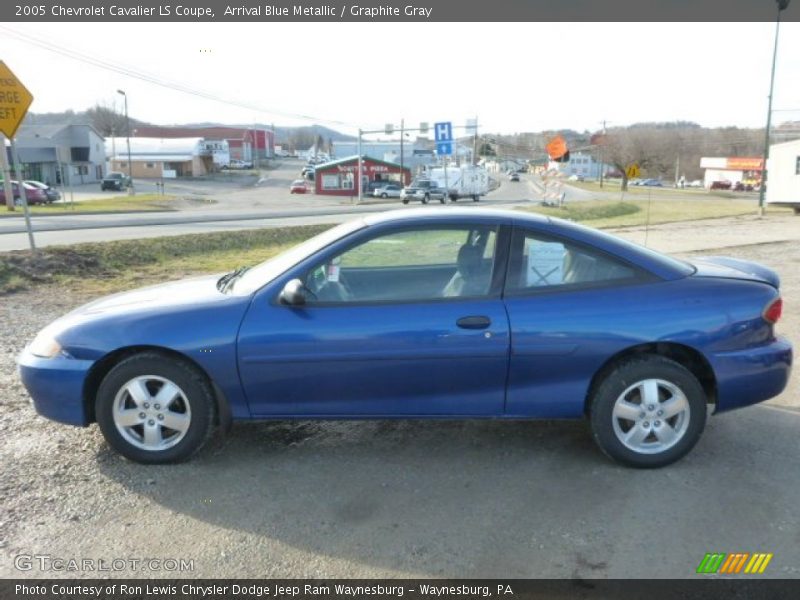 Arrival Blue Metallic / Graphite Gray 2005 Chevrolet Cavalier LS Coupe