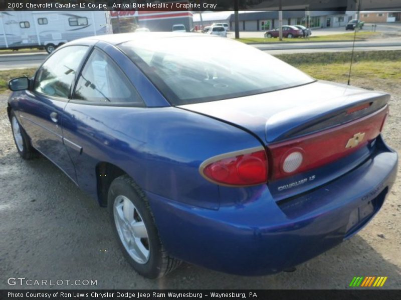 Arrival Blue Metallic / Graphite Gray 2005 Chevrolet Cavalier LS Coupe