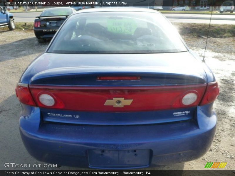 Arrival Blue Metallic / Graphite Gray 2005 Chevrolet Cavalier LS Coupe