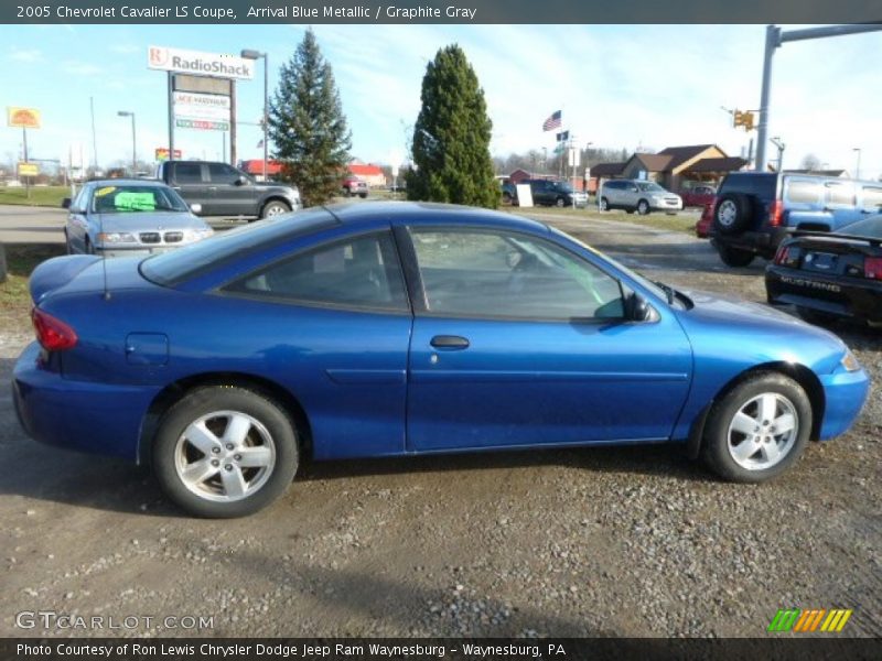 Arrival Blue Metallic / Graphite Gray 2005 Chevrolet Cavalier LS Coupe