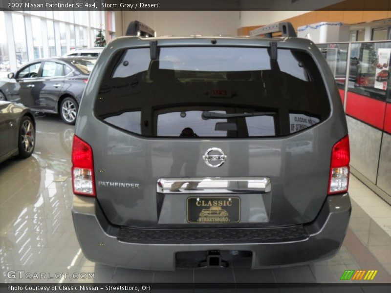Storm Gray / Desert 2007 Nissan Pathfinder SE 4x4
