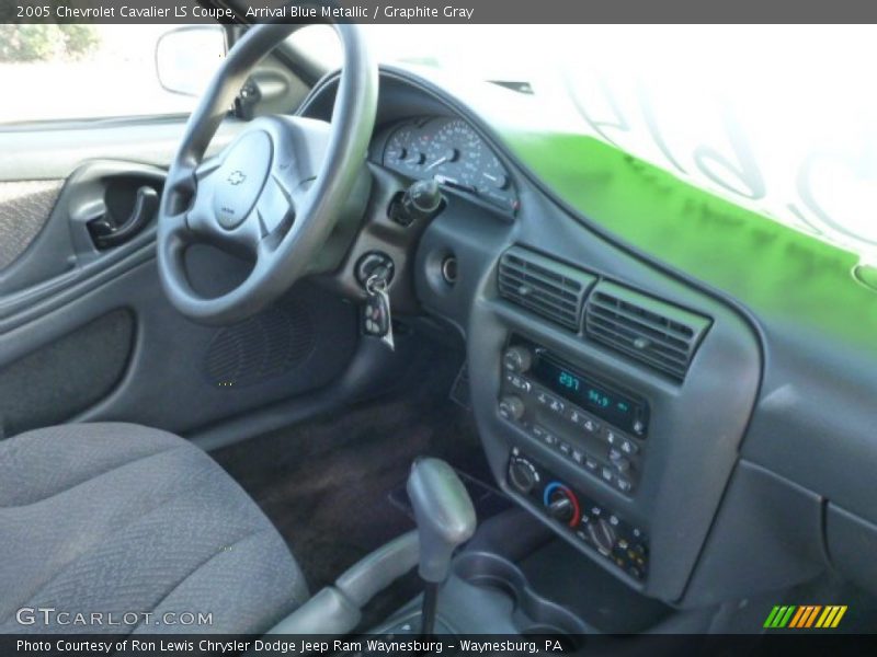 Arrival Blue Metallic / Graphite Gray 2005 Chevrolet Cavalier LS Coupe