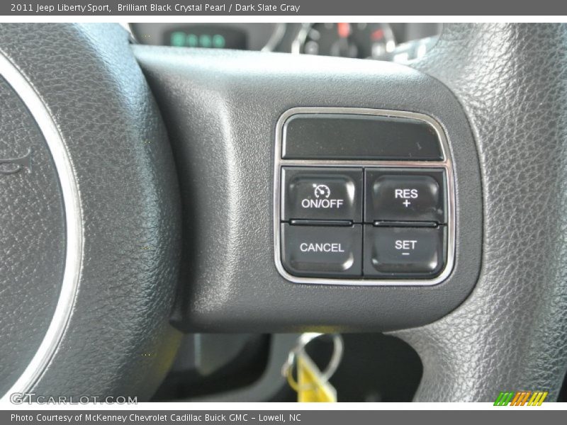 Brilliant Black Crystal Pearl / Dark Slate Gray 2011 Jeep Liberty Sport