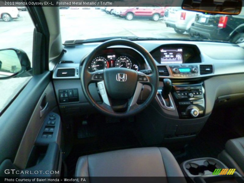 Polished Metal Metallic / Truffle 2011 Honda Odyssey EX-L
