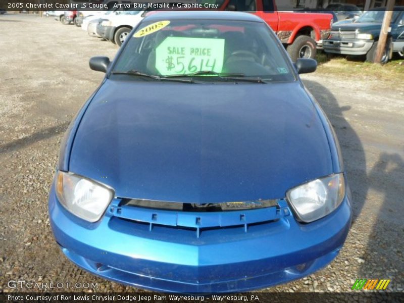 Arrival Blue Metallic / Graphite Gray 2005 Chevrolet Cavalier LS Coupe