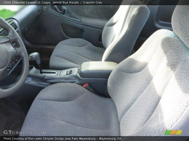 Arrival Blue Metallic / Graphite Gray 2005 Chevrolet Cavalier LS Coupe