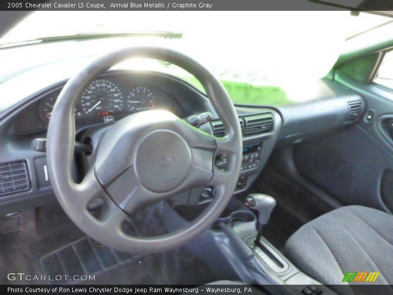 Arrival Blue Metallic / Graphite Gray 2005 Chevrolet Cavalier LS Coupe