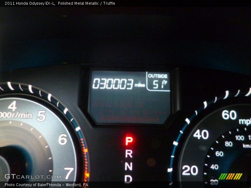 Polished Metal Metallic / Truffle 2011 Honda Odyssey EX-L